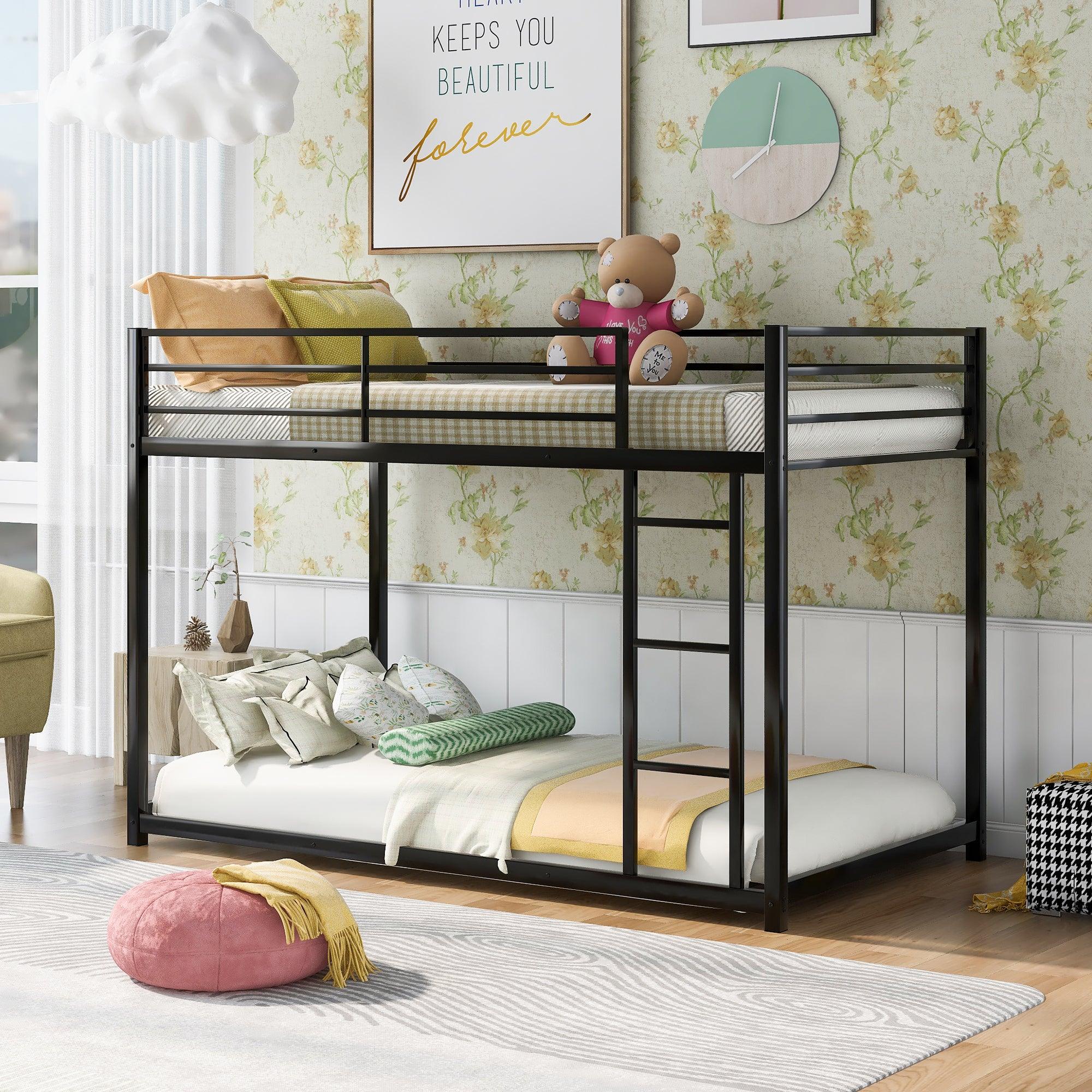 Twin Bunk Bed with Ladder