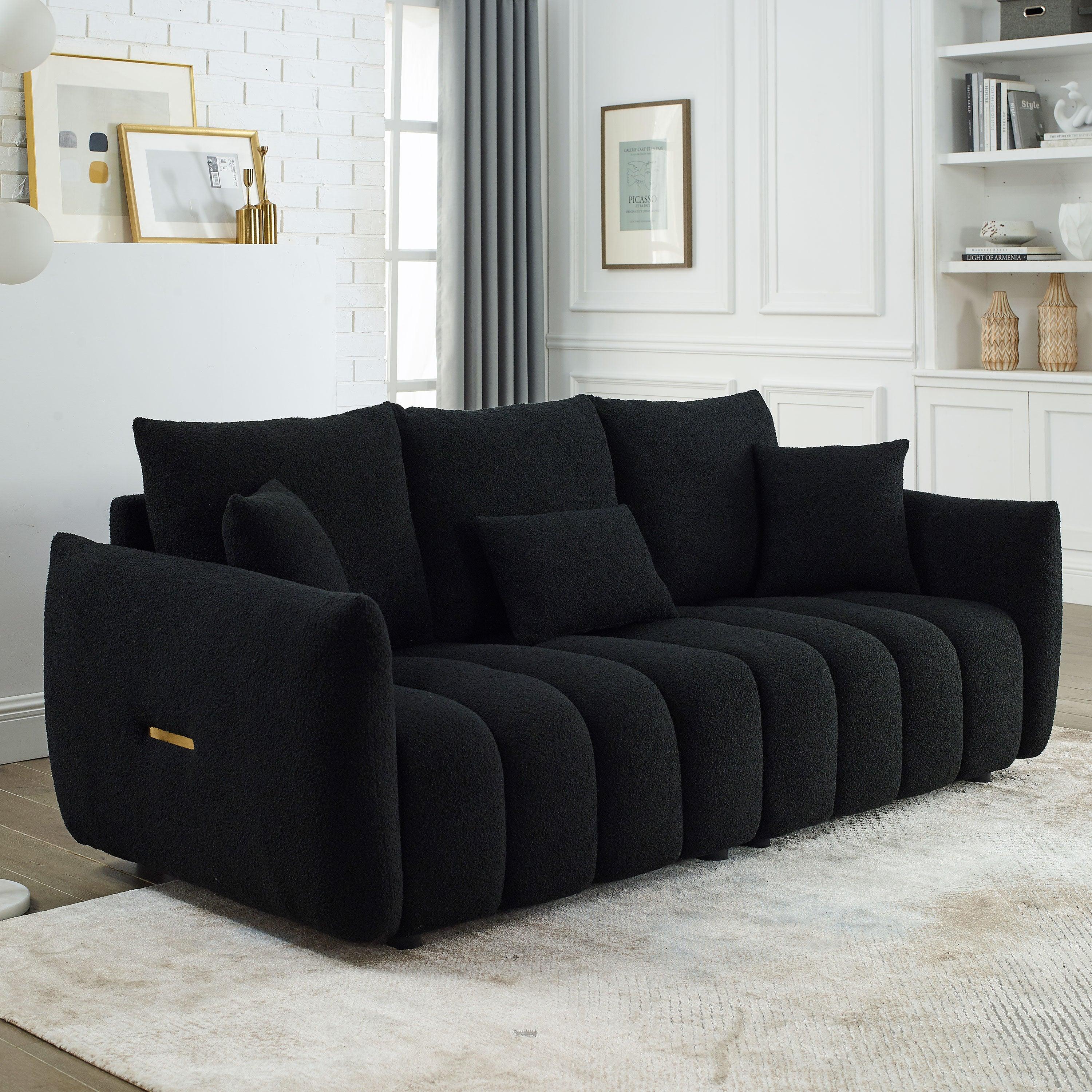 Premium Teddy fabric Sofa