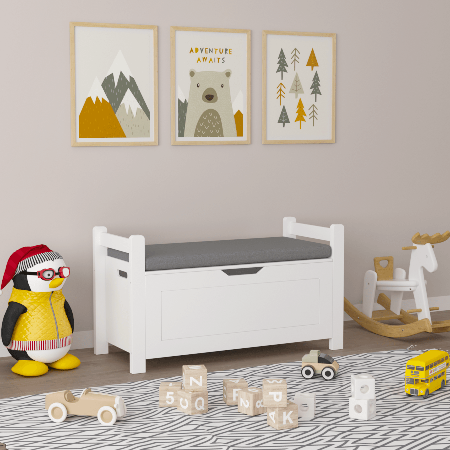 Kids Toy Box Chest