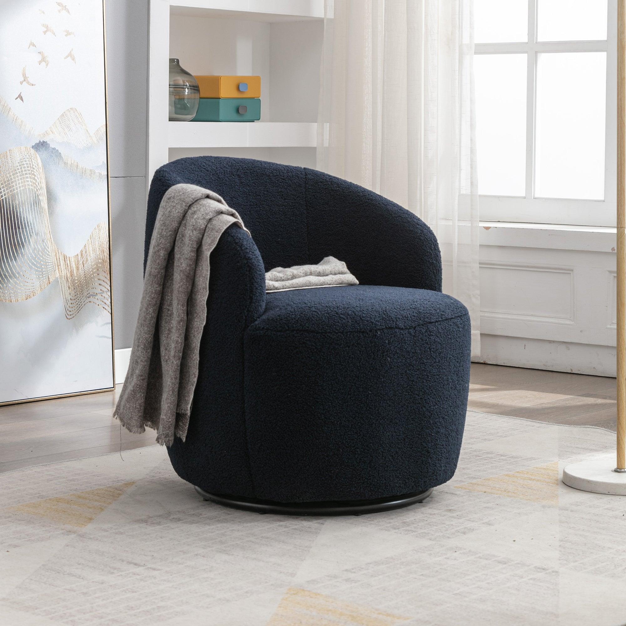 Swivel Accent Armchair Barrel Chair