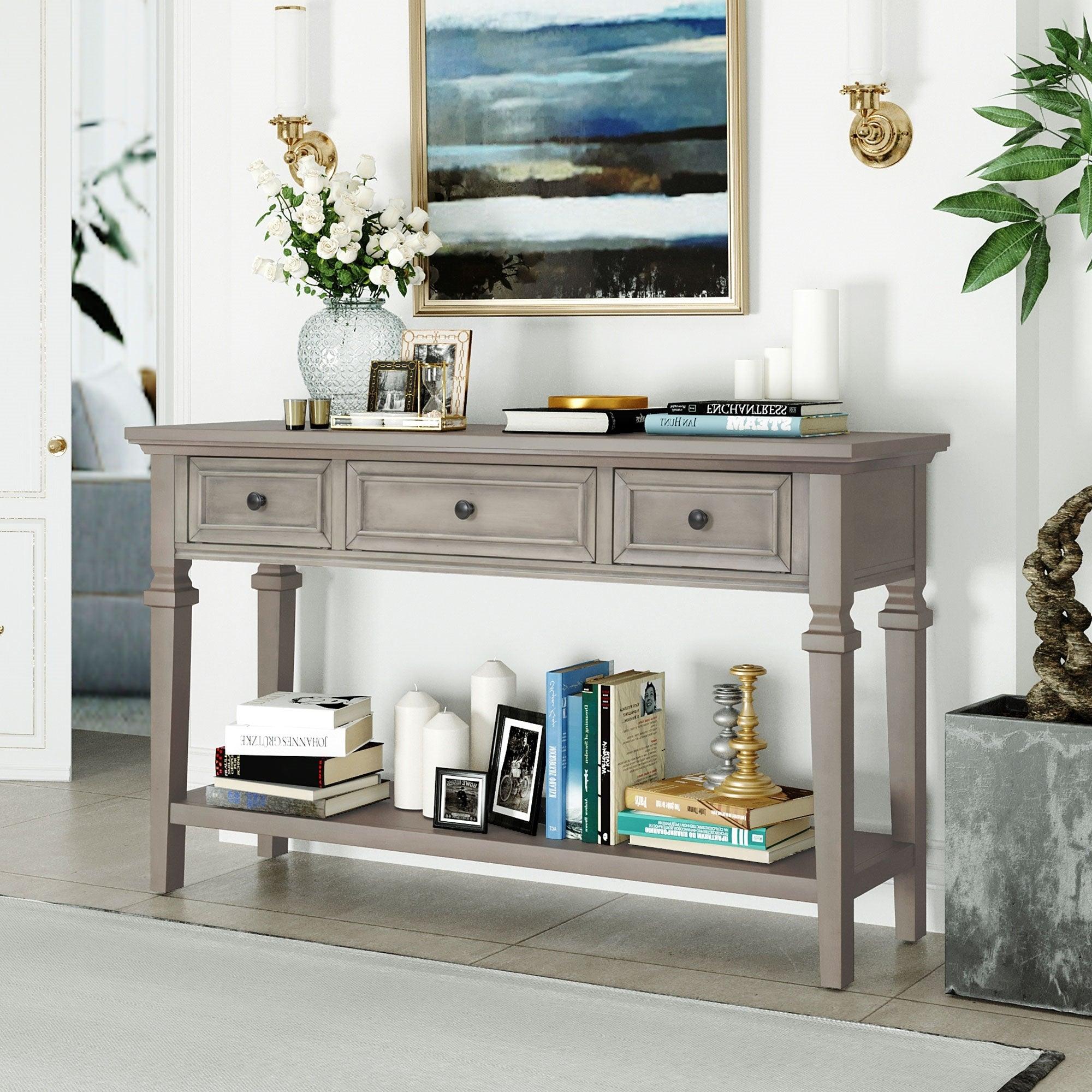 Classic Retro Style Console Table