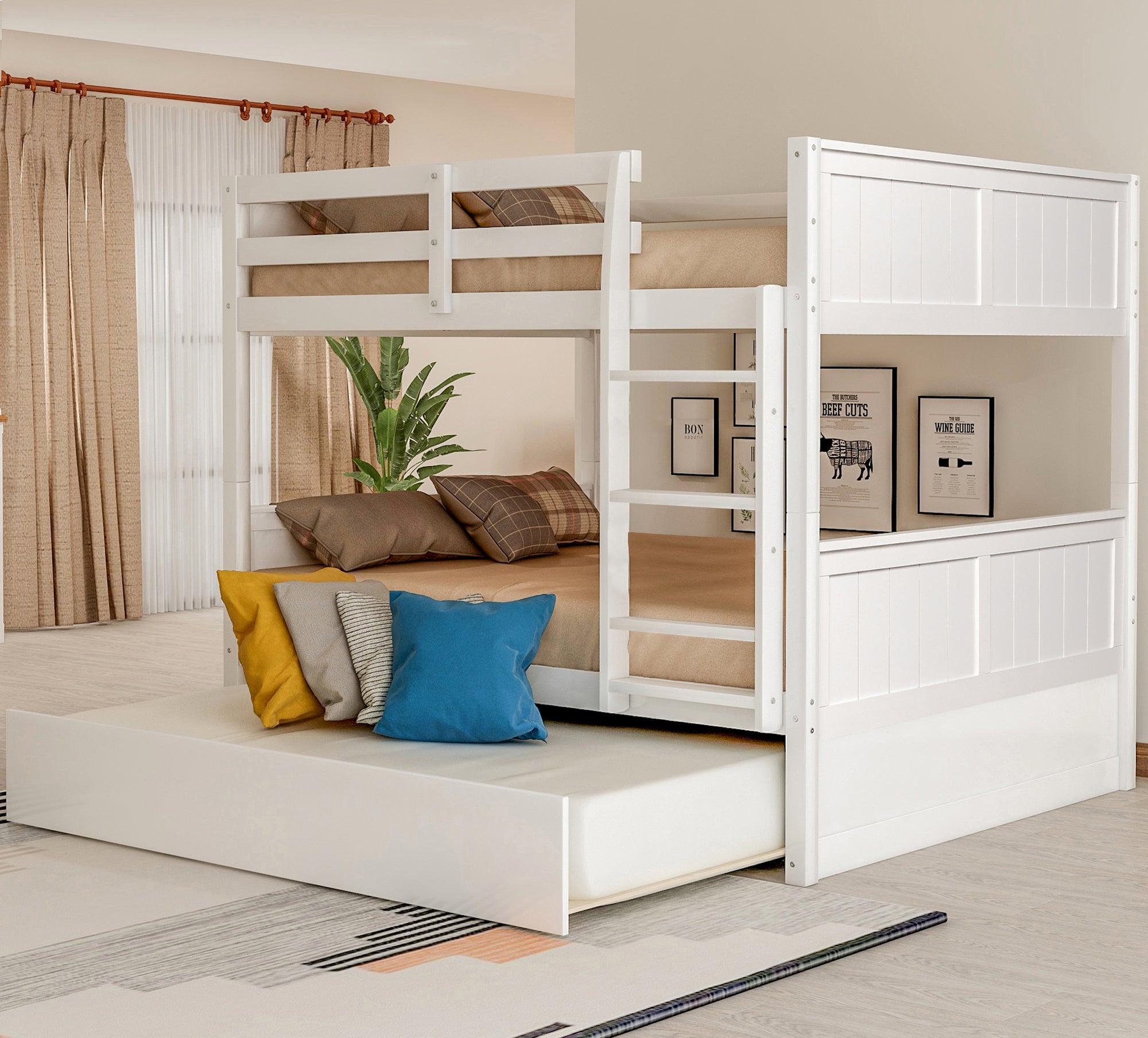 Full Bunk Bed with Twin Size Trundle