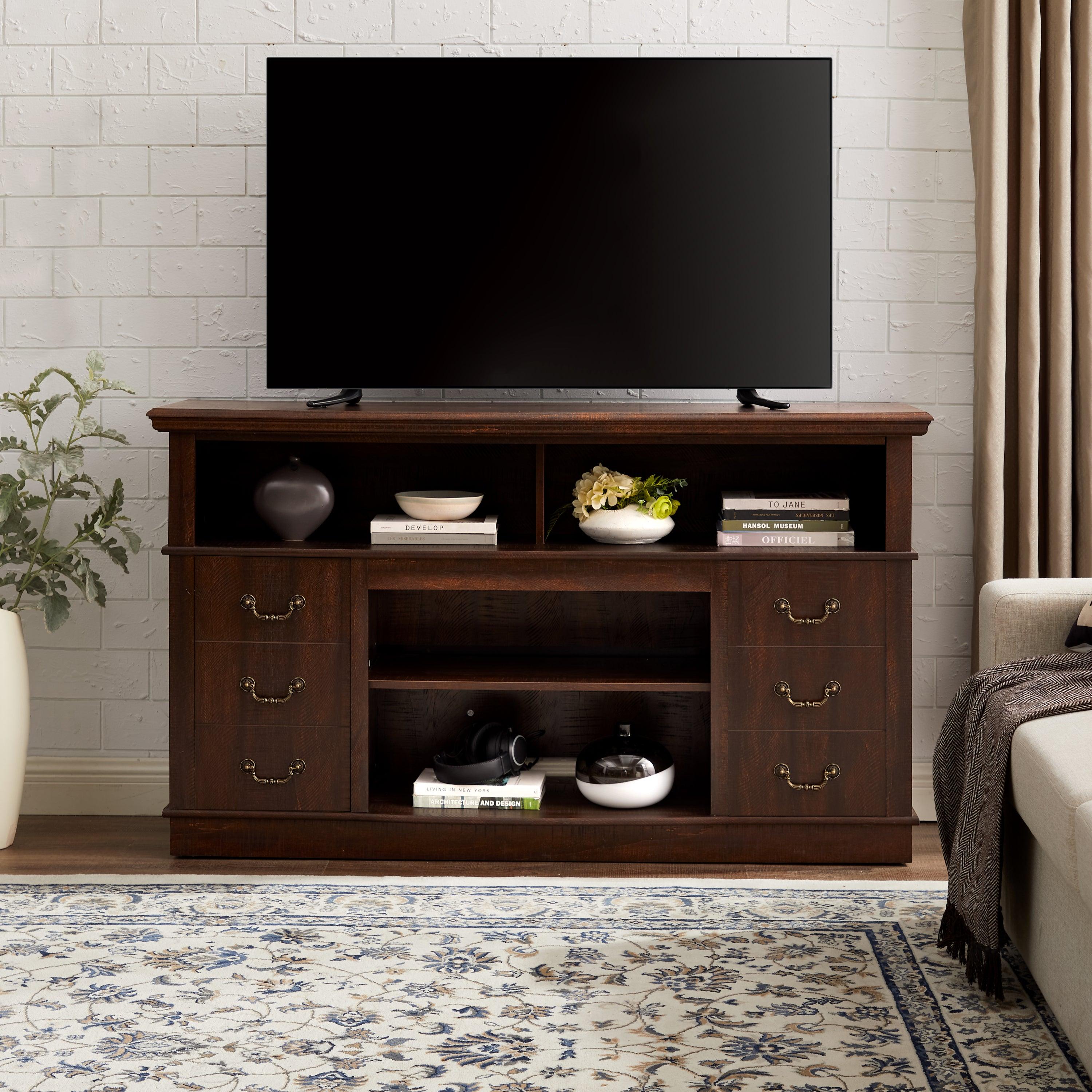 Traditional Farmhouse Rustic Entertainment Center