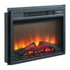 Park Ridge KIT - 71'' TV Console with Fireplace Insert in Charcoal