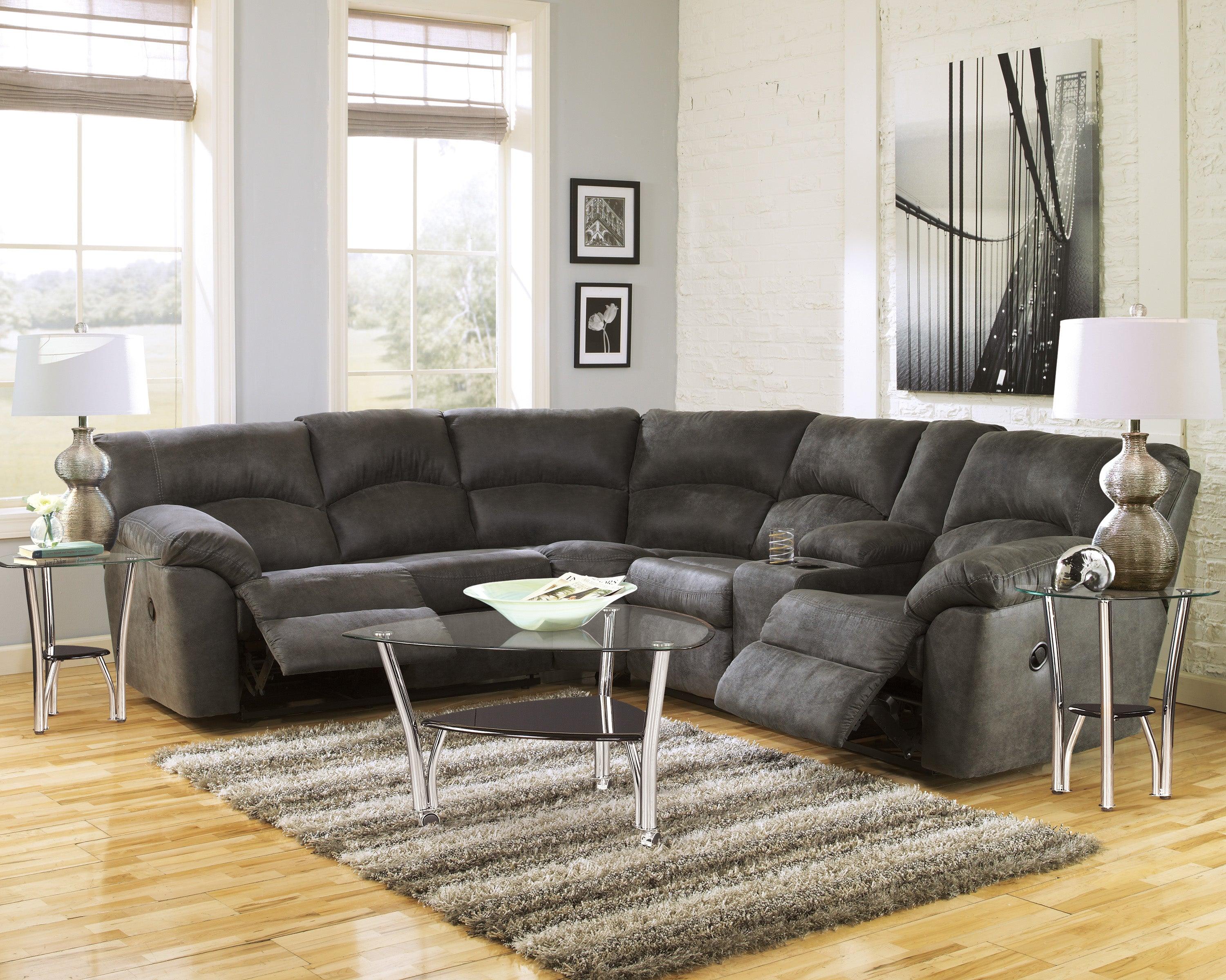 Tambo 2-Piece Reclining Sectional - Castle Furniture