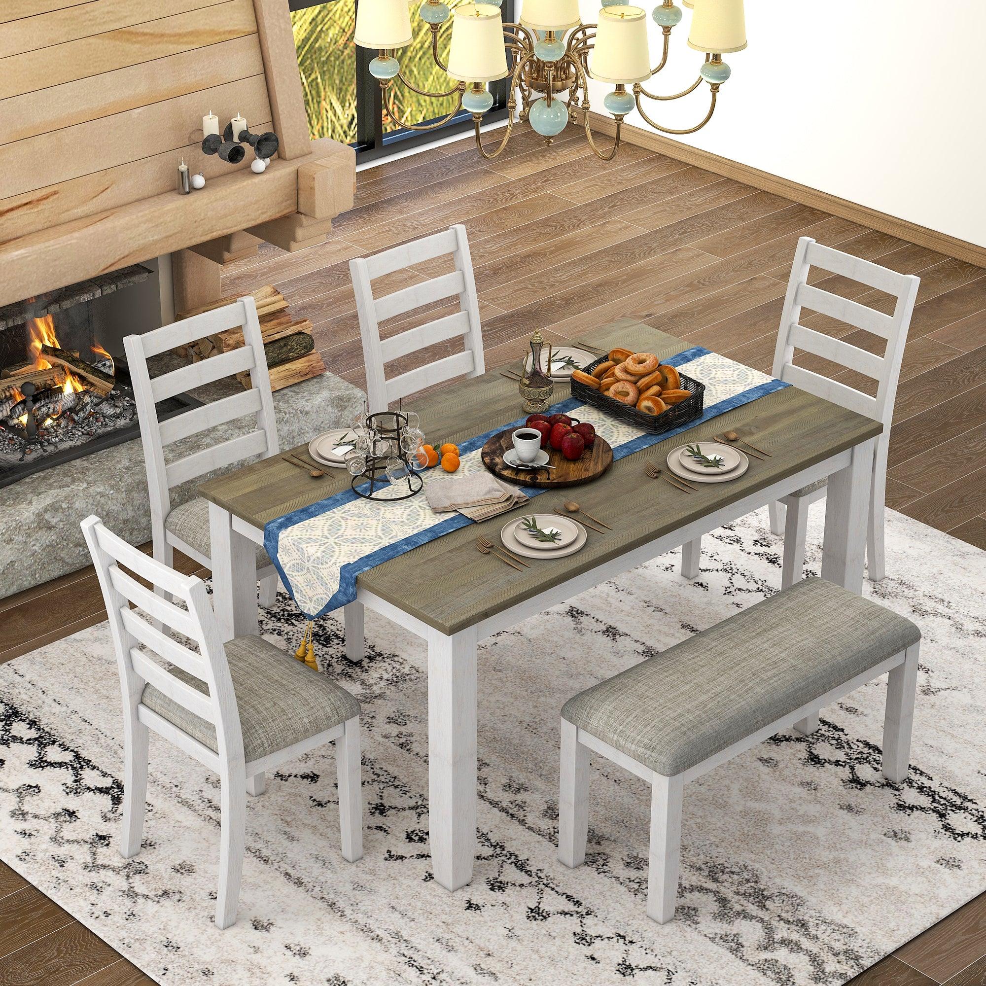 Rustic 6-Piece Dining Set