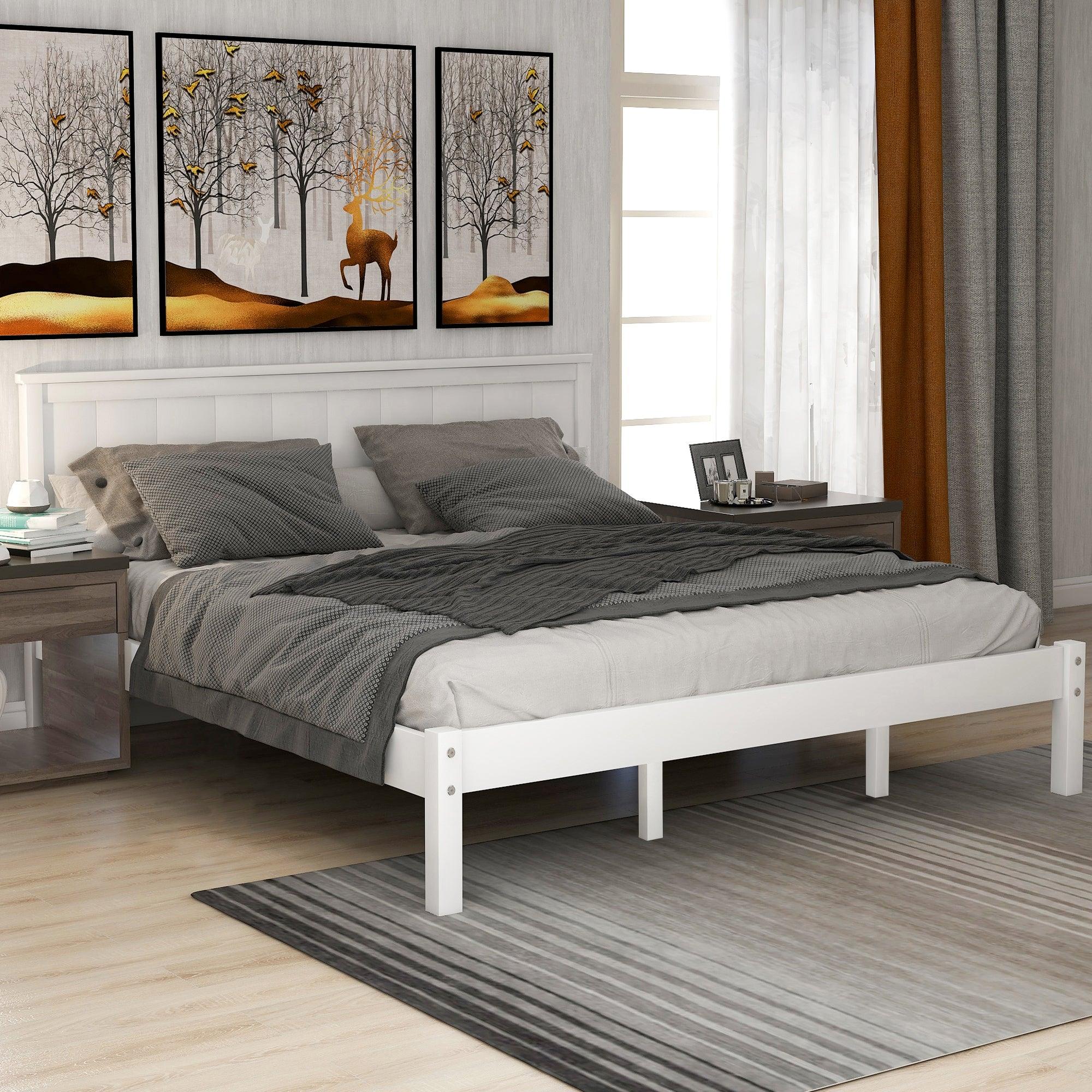 Pine Platform Bed Frame