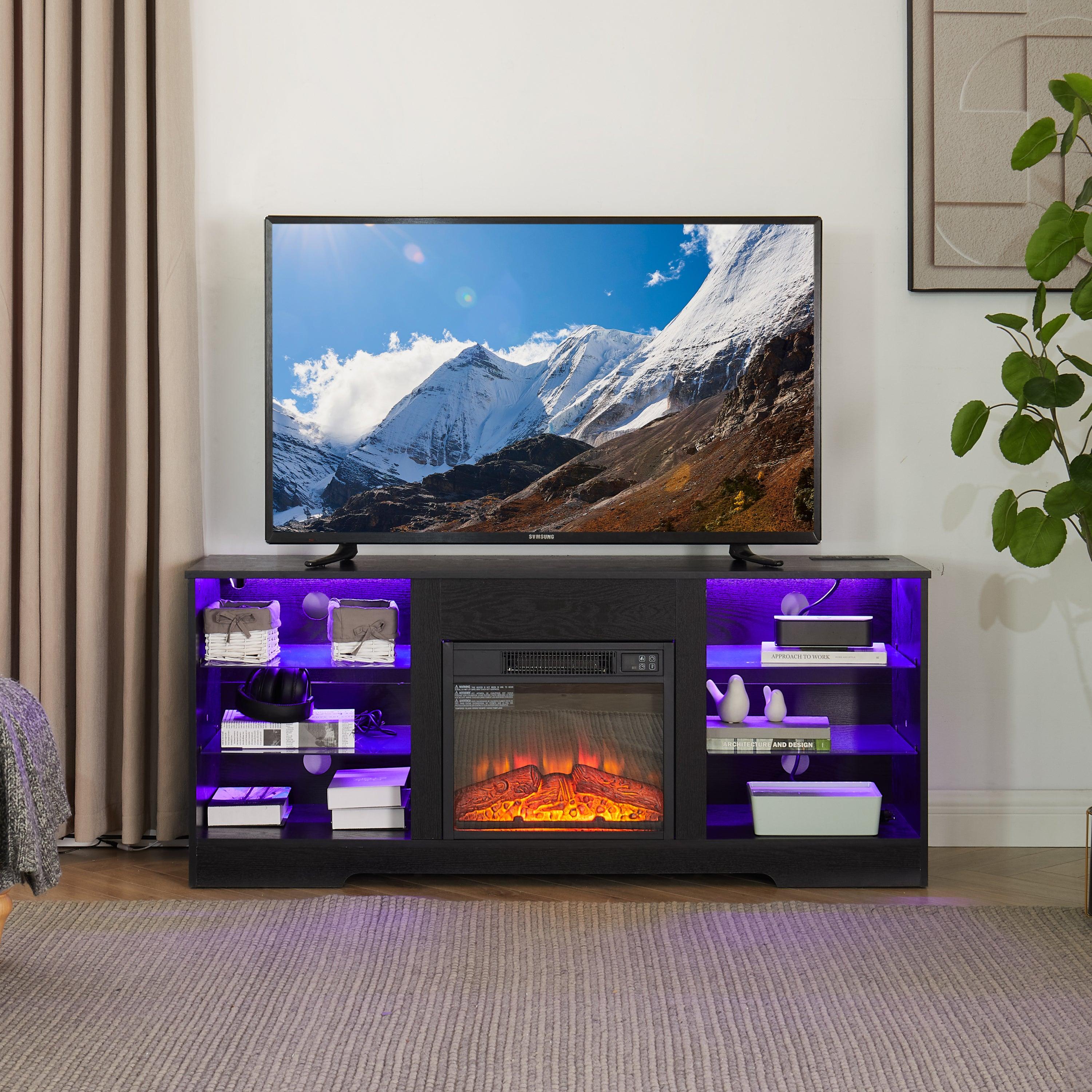 Electric Fireplace Entertainment Center