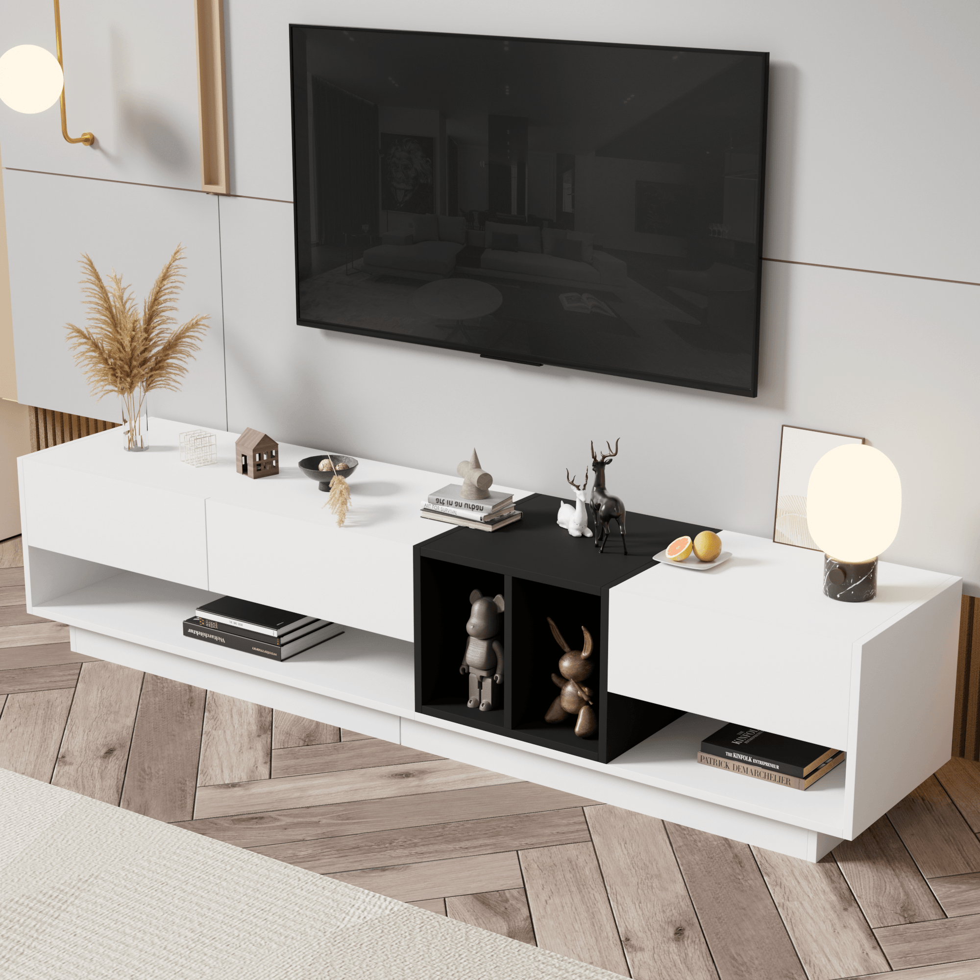 Sleek and Stylish Entertainment Center