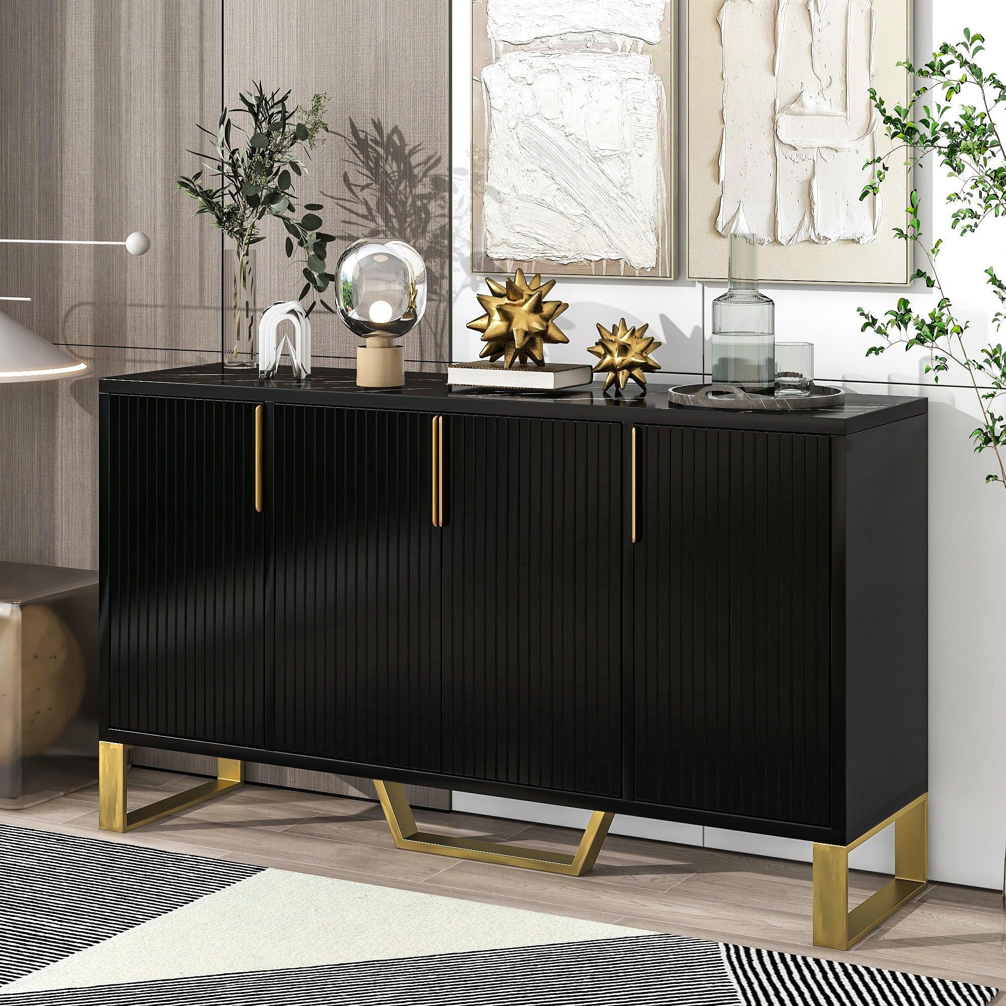 TREXM Modern sideboard with Four Doors
