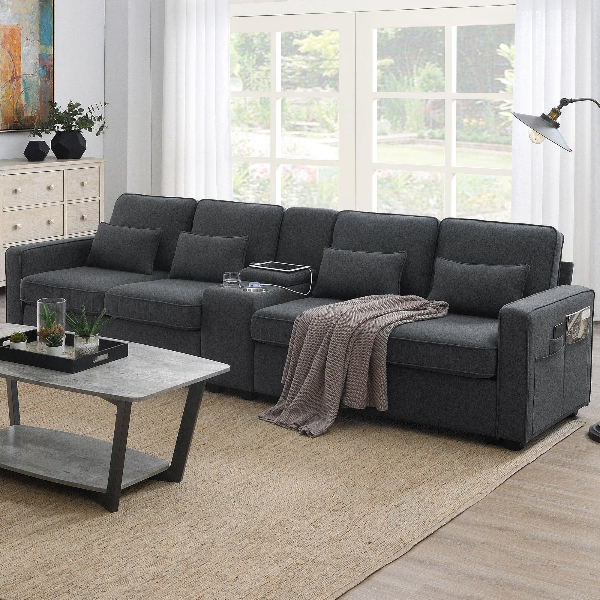 Sofa with Console