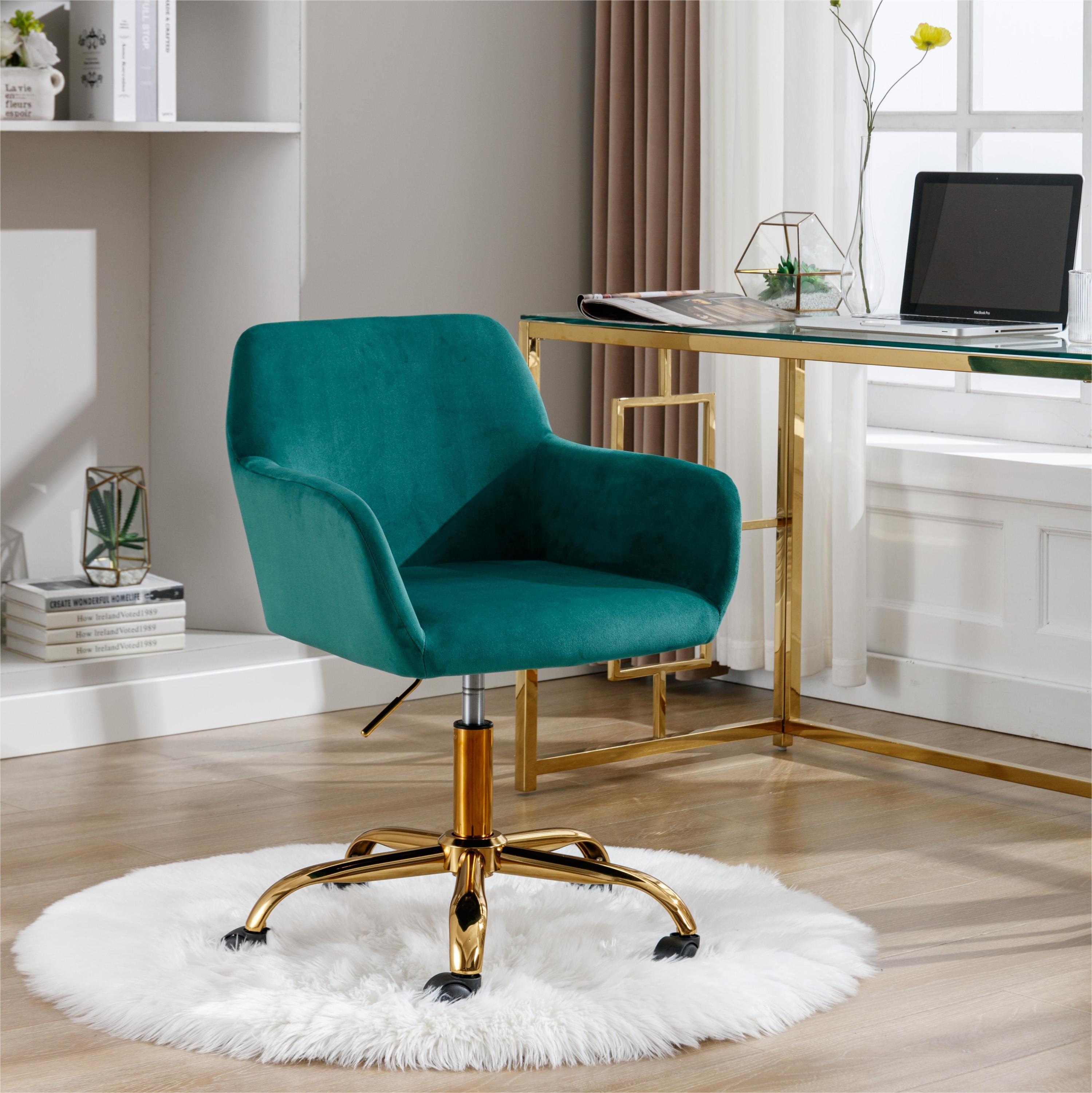 HengMing Faux Fur Home Office Chair
