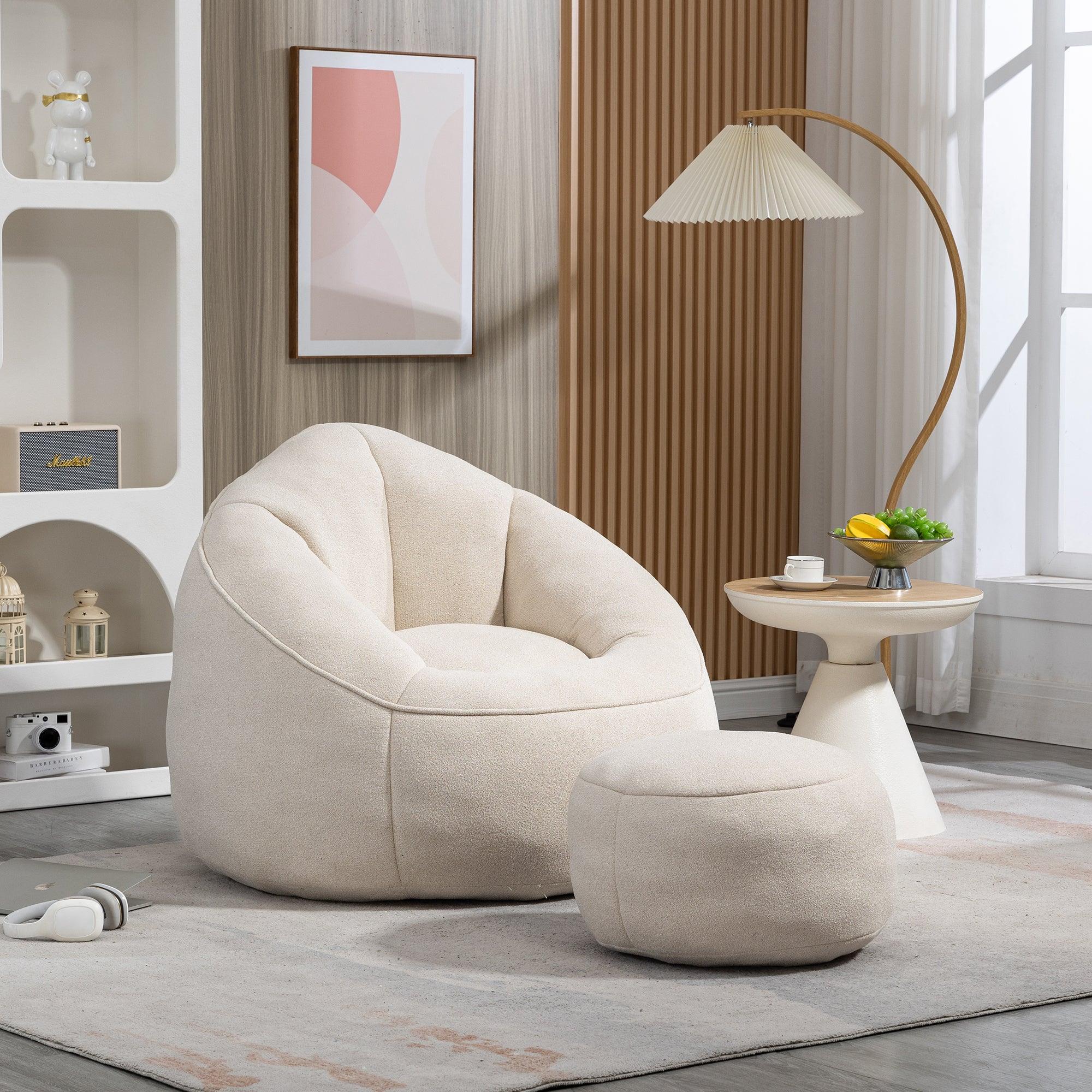 Bedding Bean Bag Sofa Chair High Pressure Foam Bean Bag Chair Adult Material