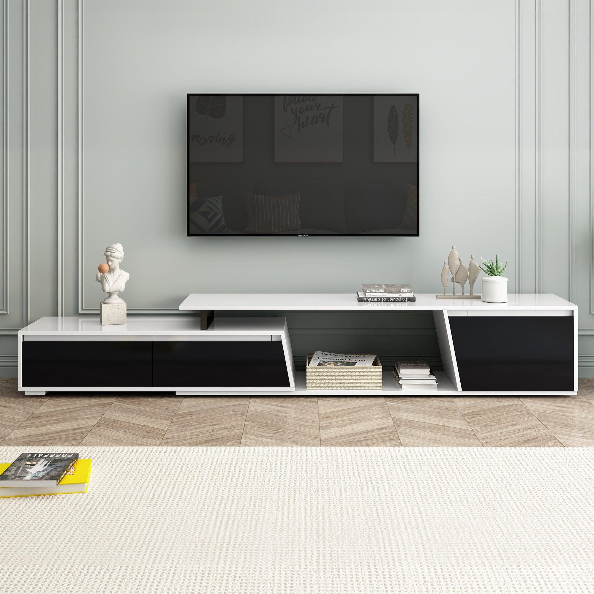 Minimalist Rectangle Extendable Media Center