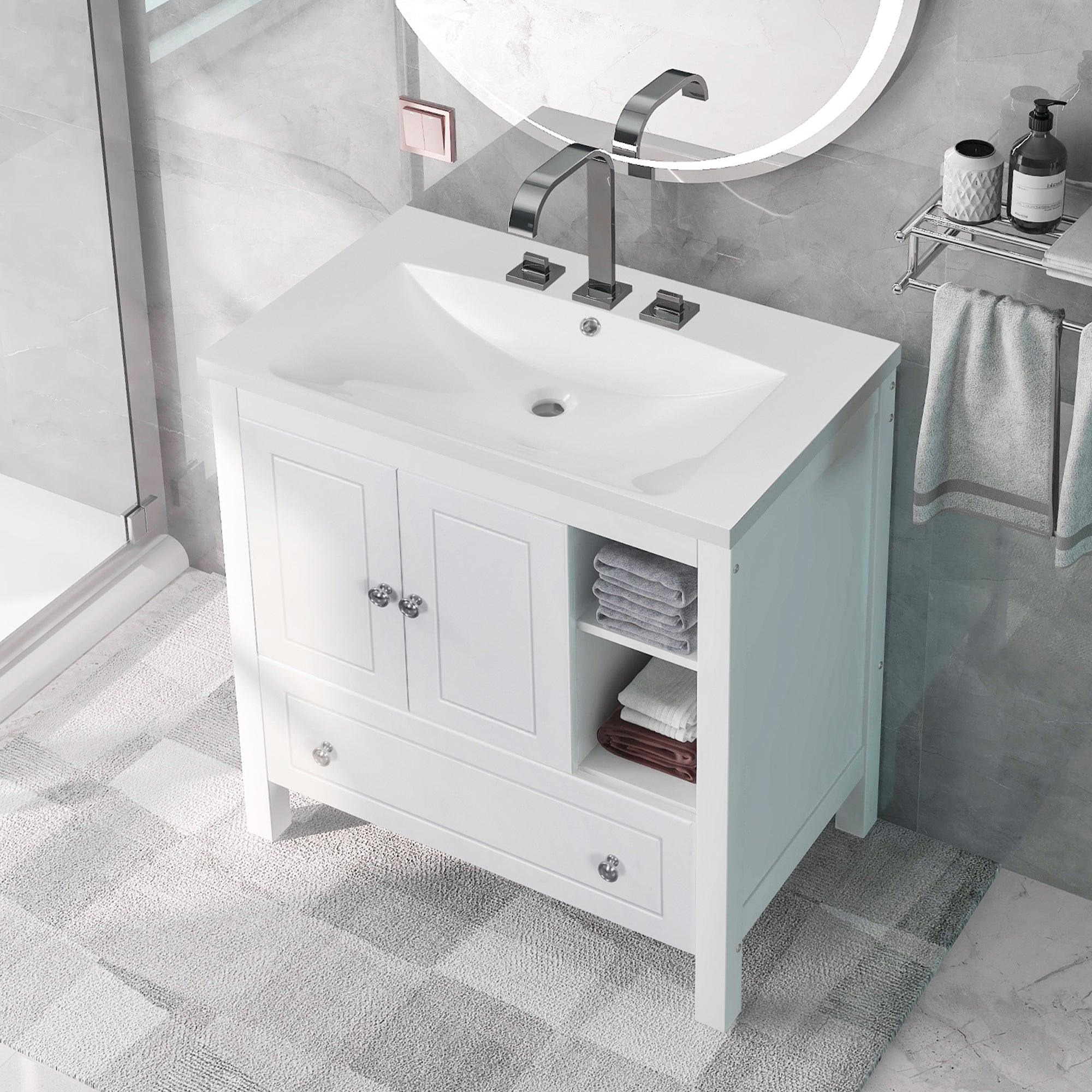 Bathroom Vanity with Sink, Bathroom Storage Cabinet