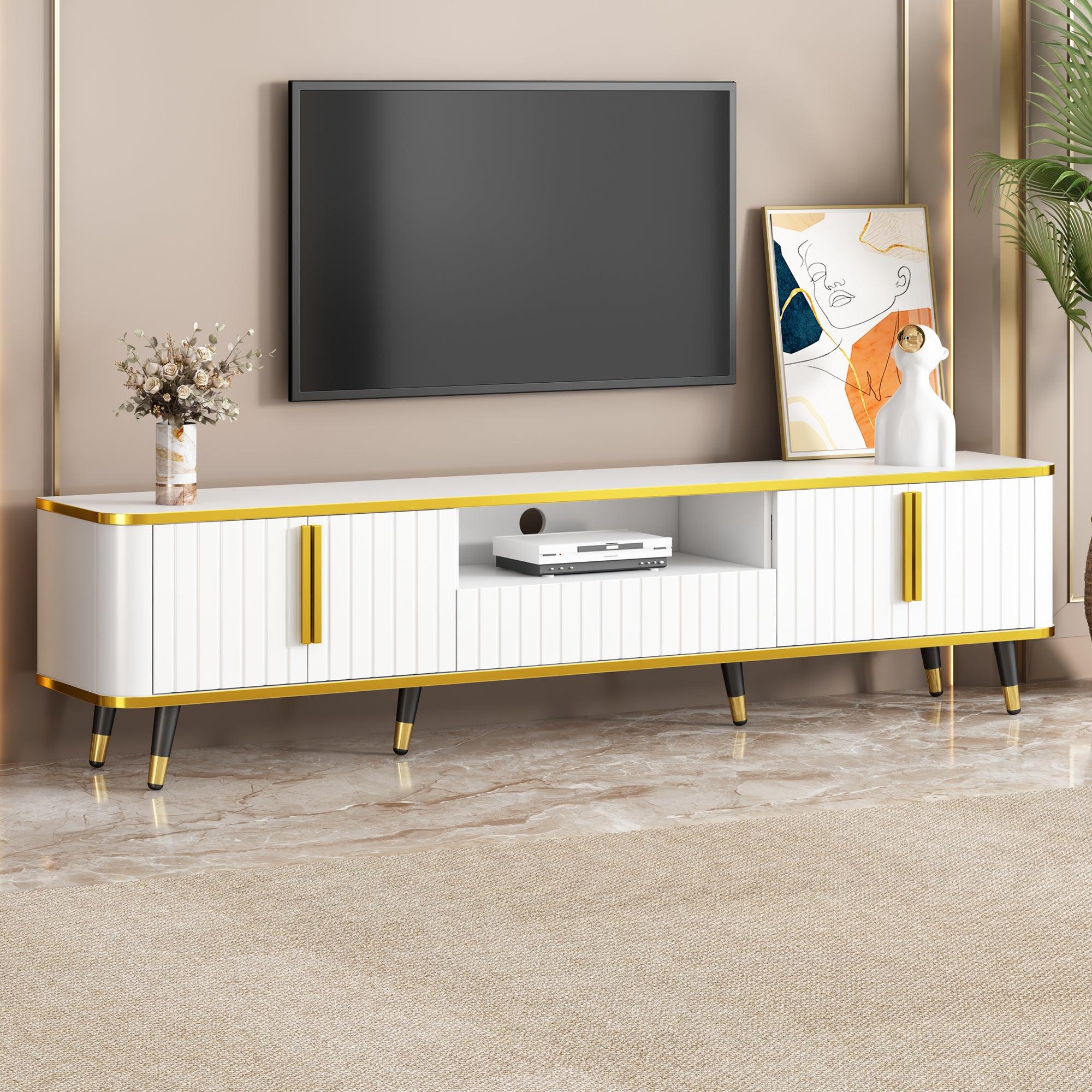 Luxury Minimalism Entertainment Center