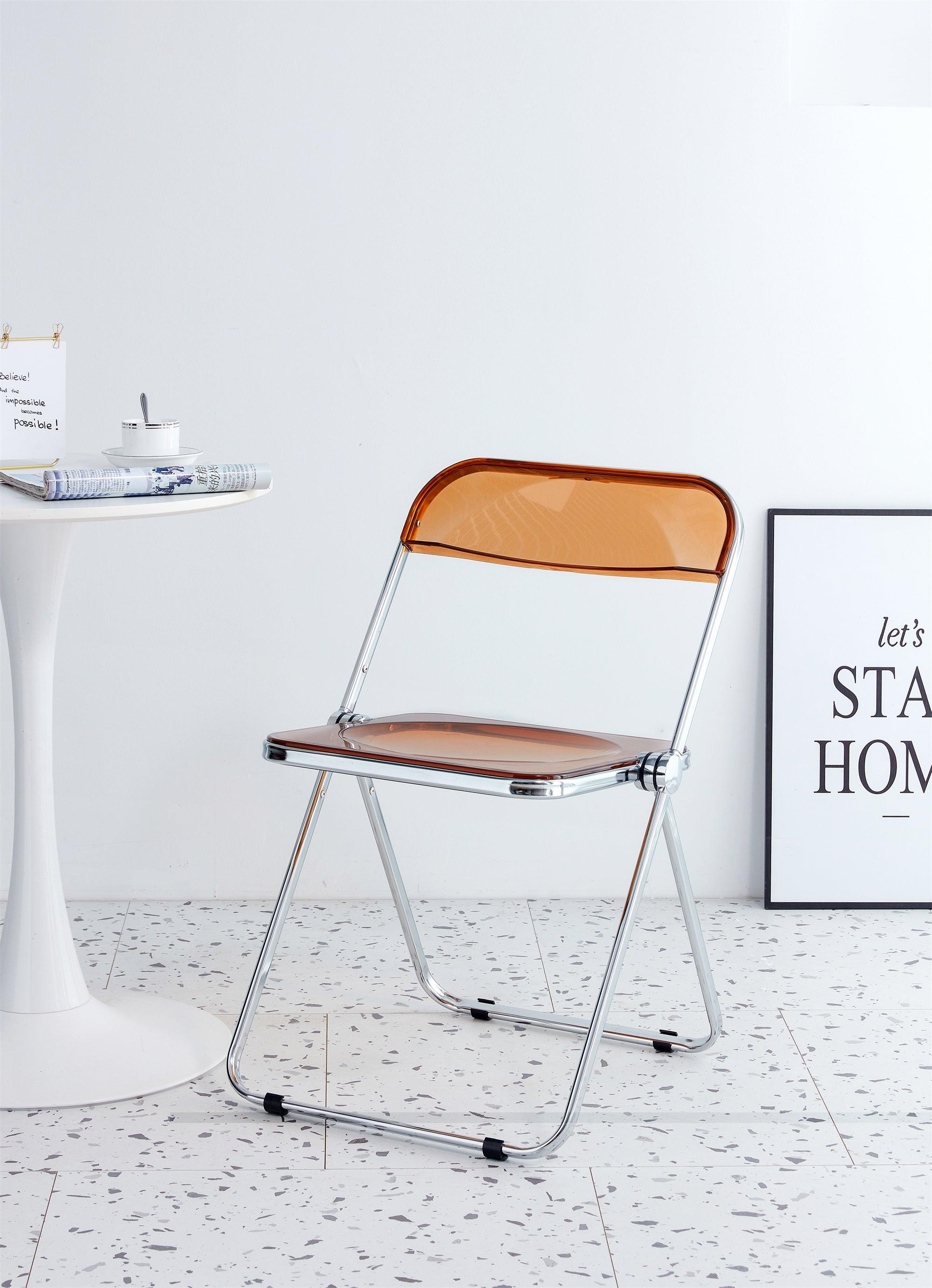 Clear Transparent Folding Chair Chair