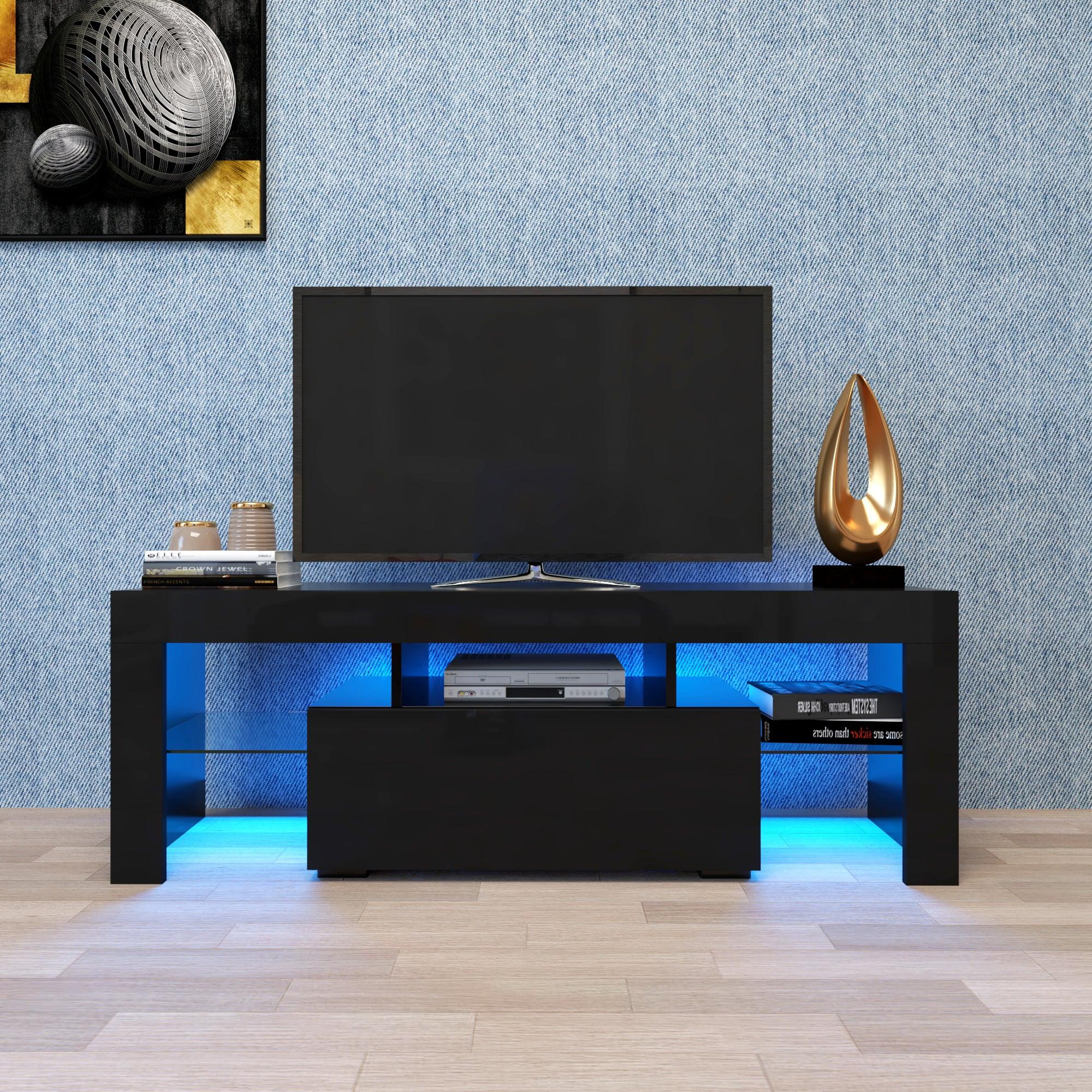 TV Stand with LED Lights