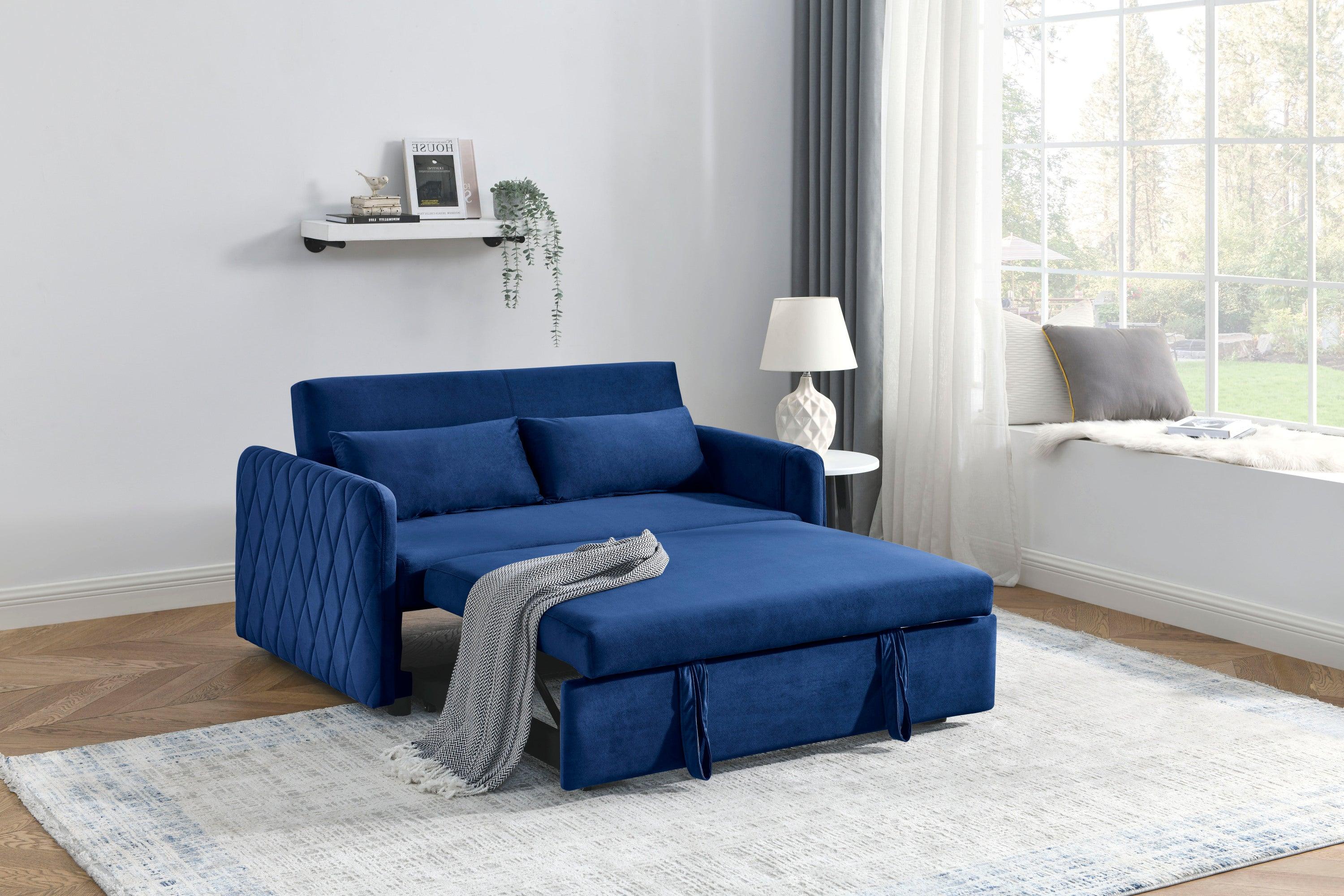 Loveseat Sofa with Pull Out Bed