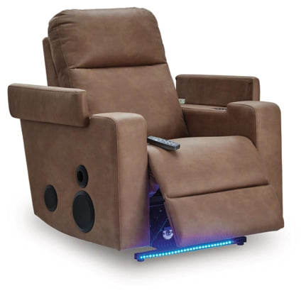 Lorrenton Gliding Power Recliner With Audio System