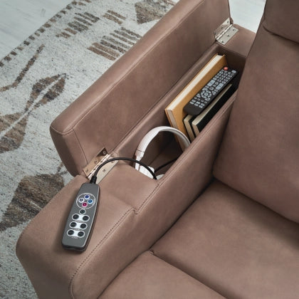 Lorrenton Gliding Power Recliner With Audio System