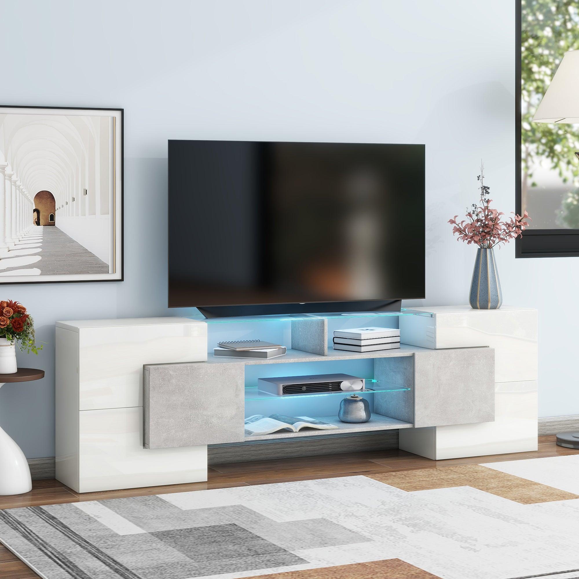 ON-TREND Unique Style Entertainment Center