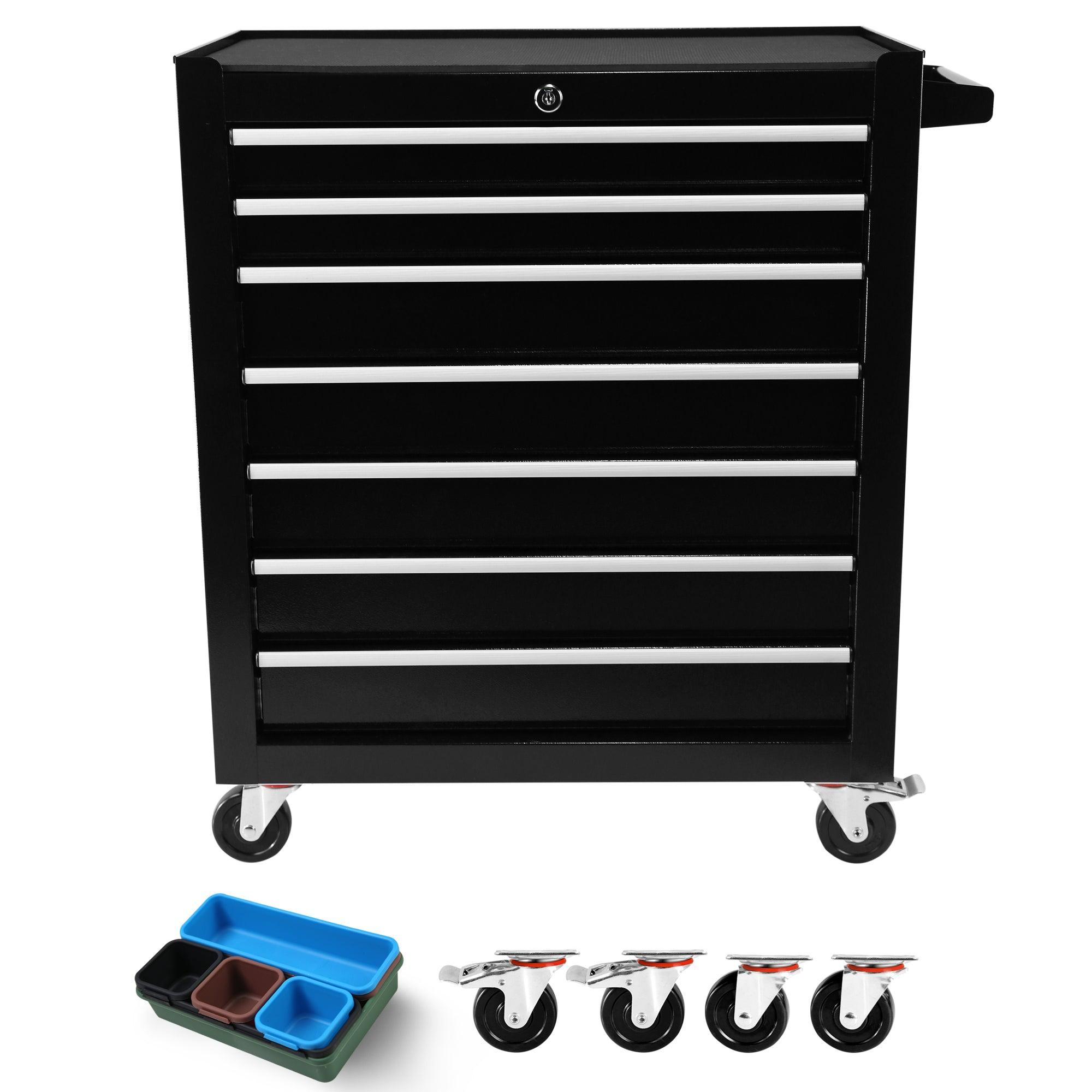 7 Drawers Rolling Tool Chest with Wheels