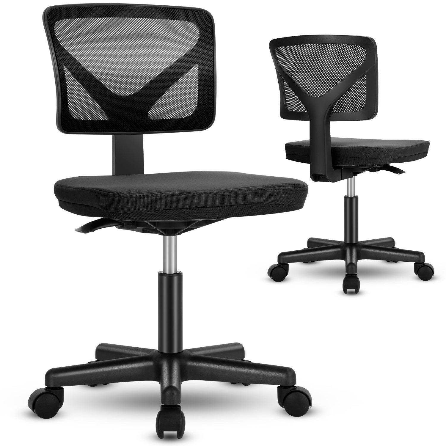 Sweetcrispy Armless Desk Chair