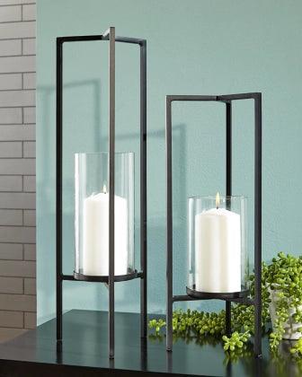 Ginette Candle Holder (Set of 2) - Castle Furniture