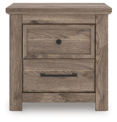 Rusticott Two Drawer Night Stand