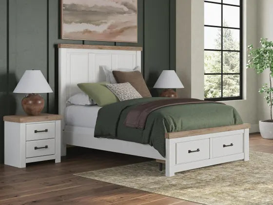 Savonport Queen Panel Storage Bed