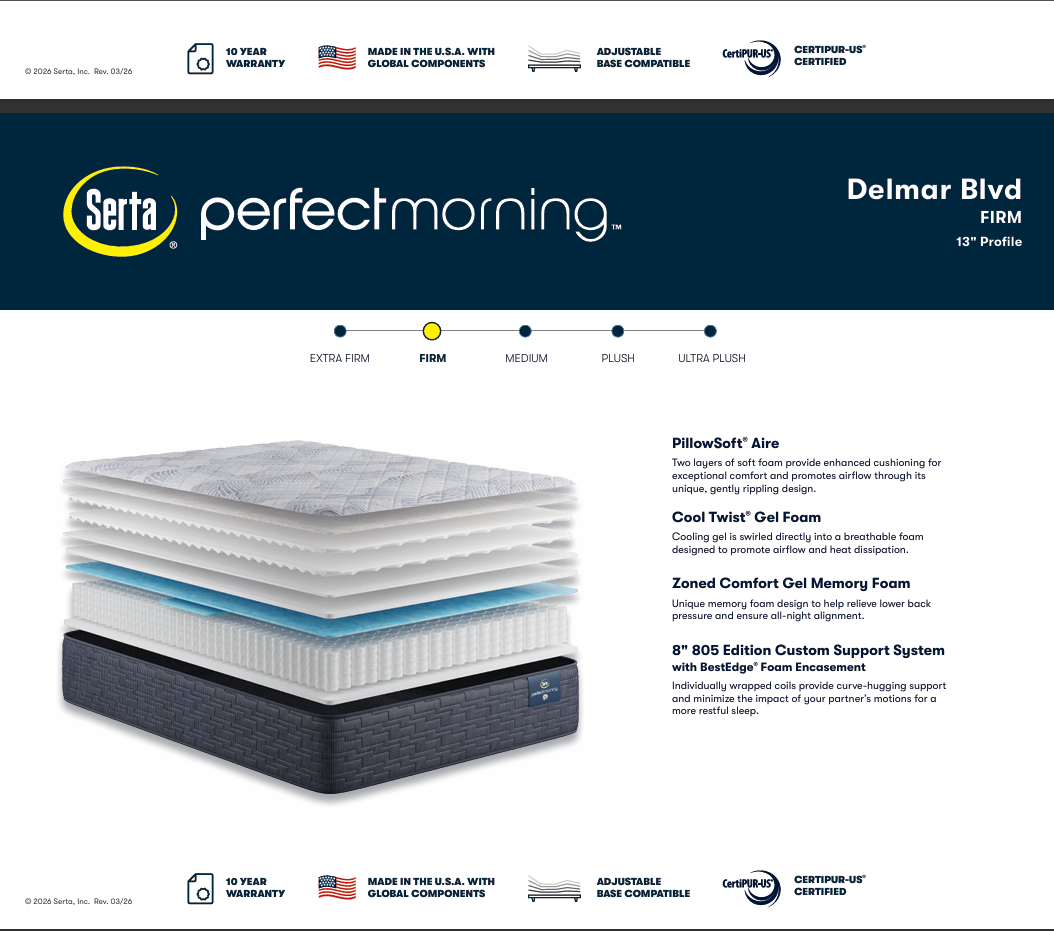 Serta Perfect Morning Delmar Blvd