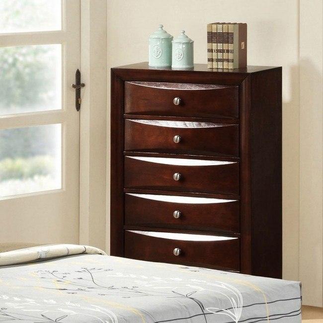 ELEMENTS Emily Storage Bedroom Set - Castle Furniture