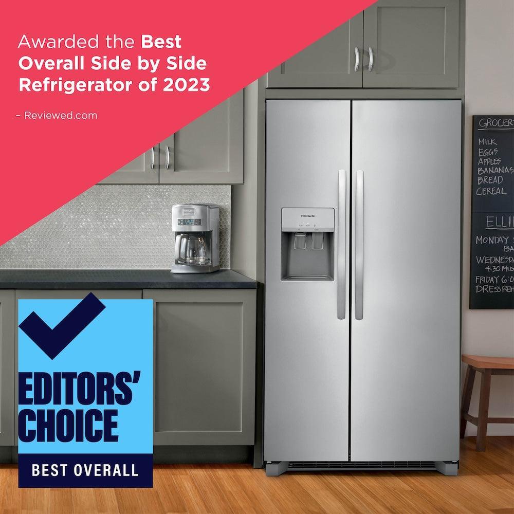 Frigidaire 26 Cu. Ft. Standard Depth Side by Side Refrigerator - Castle Furniture