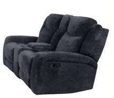 Lucie Loveseat Dual Glider with Straight Console and USB