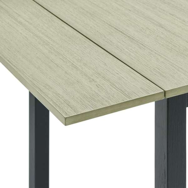 Martin 3 pc Drop Leaf Dining Set (Black Base)