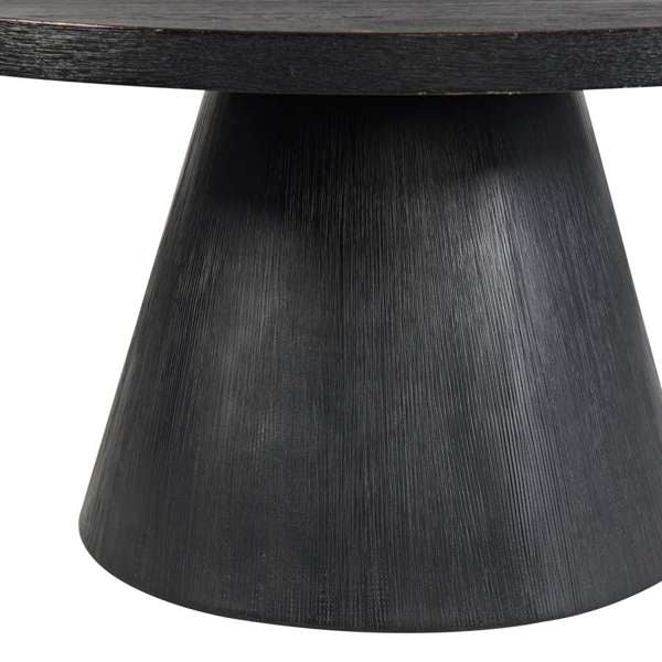 Portland Round Coffee Table in Black