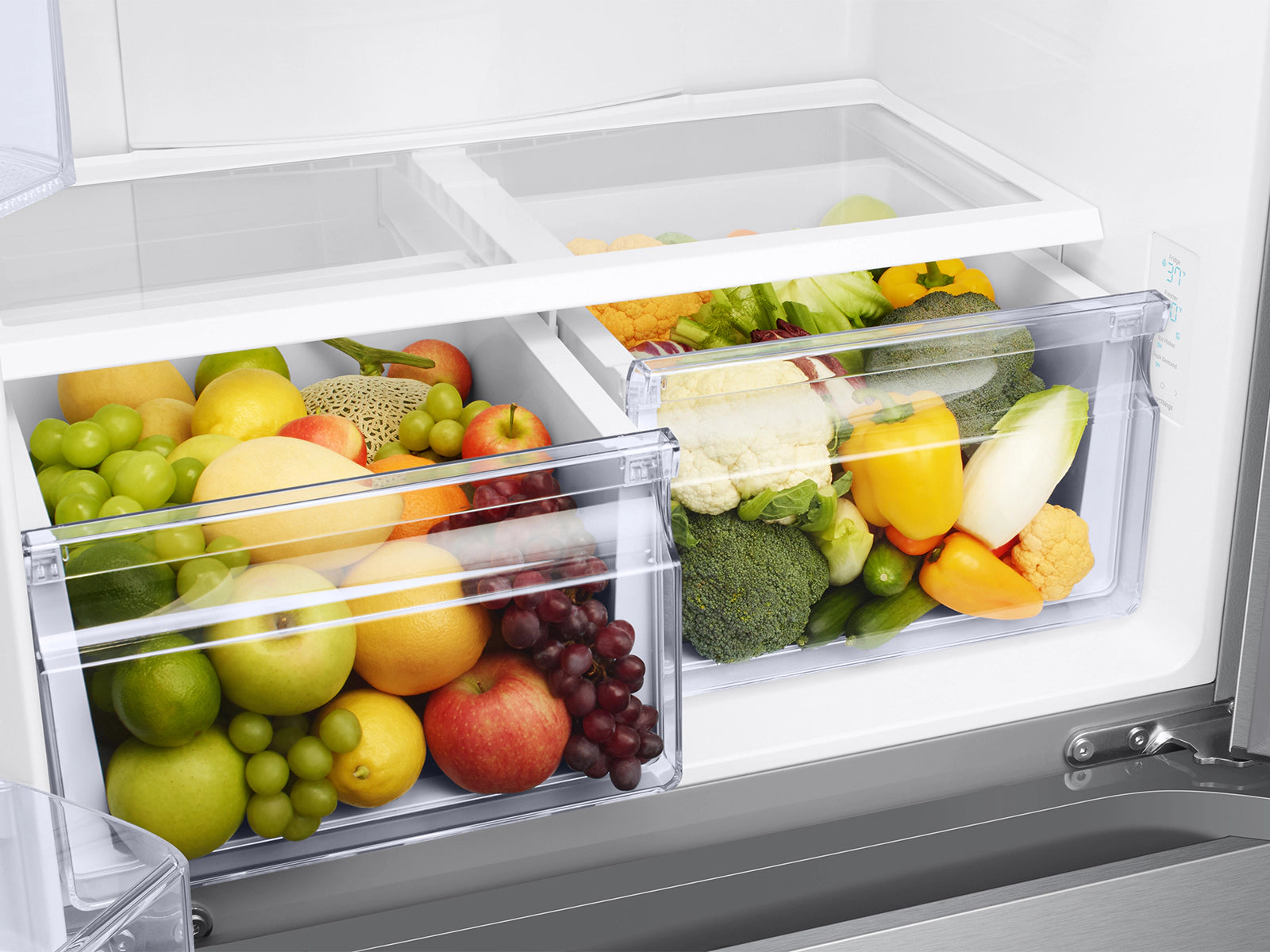 Samsung 3-Door French Door 33" & Auto Ice Maker | All-Around Cooling | 18 cu.ft.