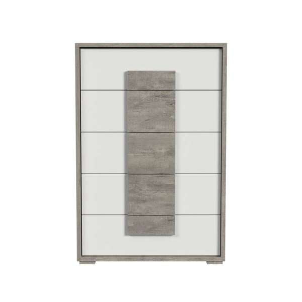 San Matteo 5-Drawer Chest in Dual Tone