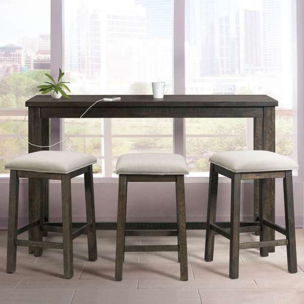 Stone Occasional Bar Table Single Pack (Table + Three Stools) 3A Packing