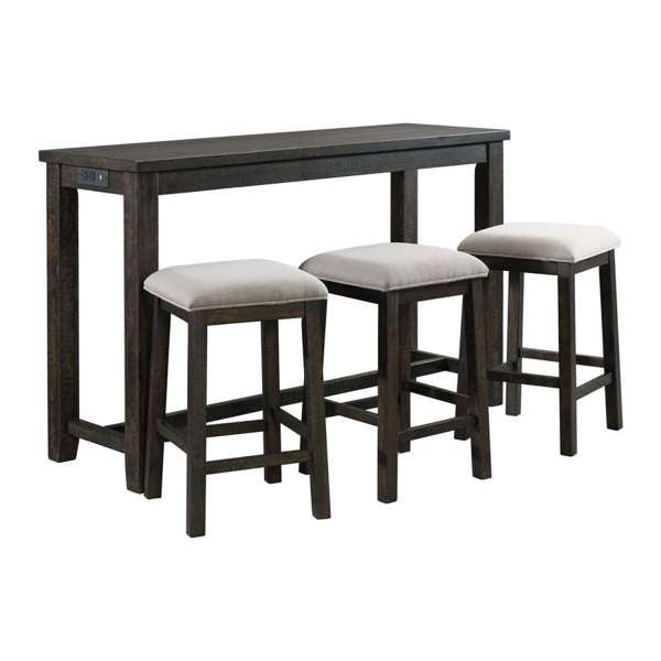 Stone Occasional Bar Table Single Pack (Table + Three Stools) 3A Packing