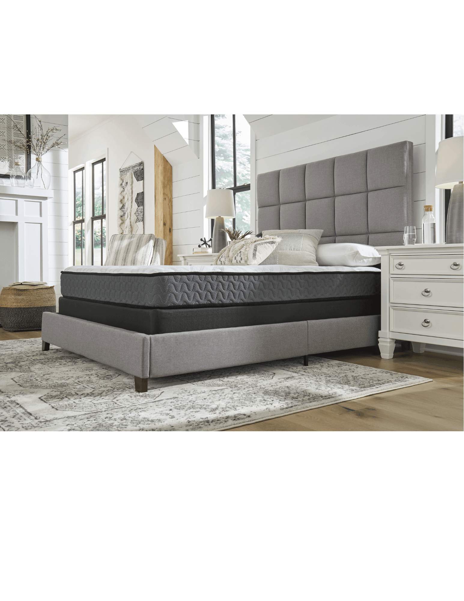 8" Bonnell Hybrid Mattress - Castle Furniture & Appliances