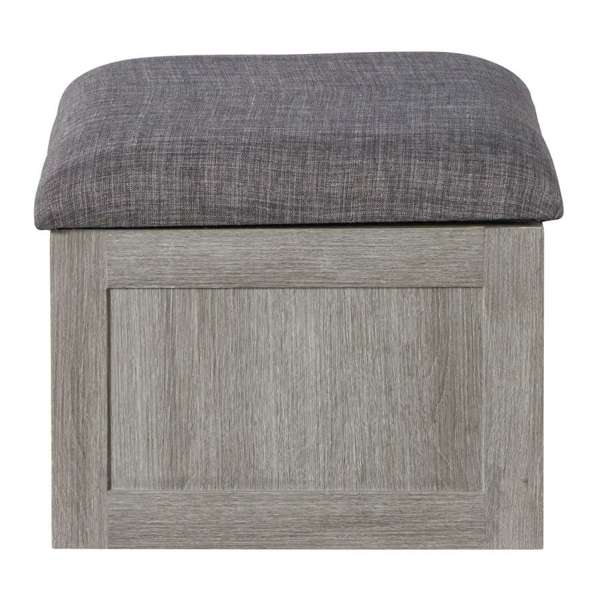 Uster Coffee Table W/Four storage Stools Grey