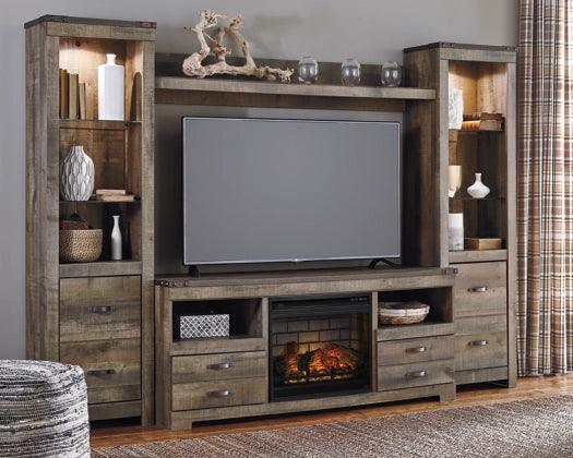Trinell 4-Piece Entertainment Center w/Lights