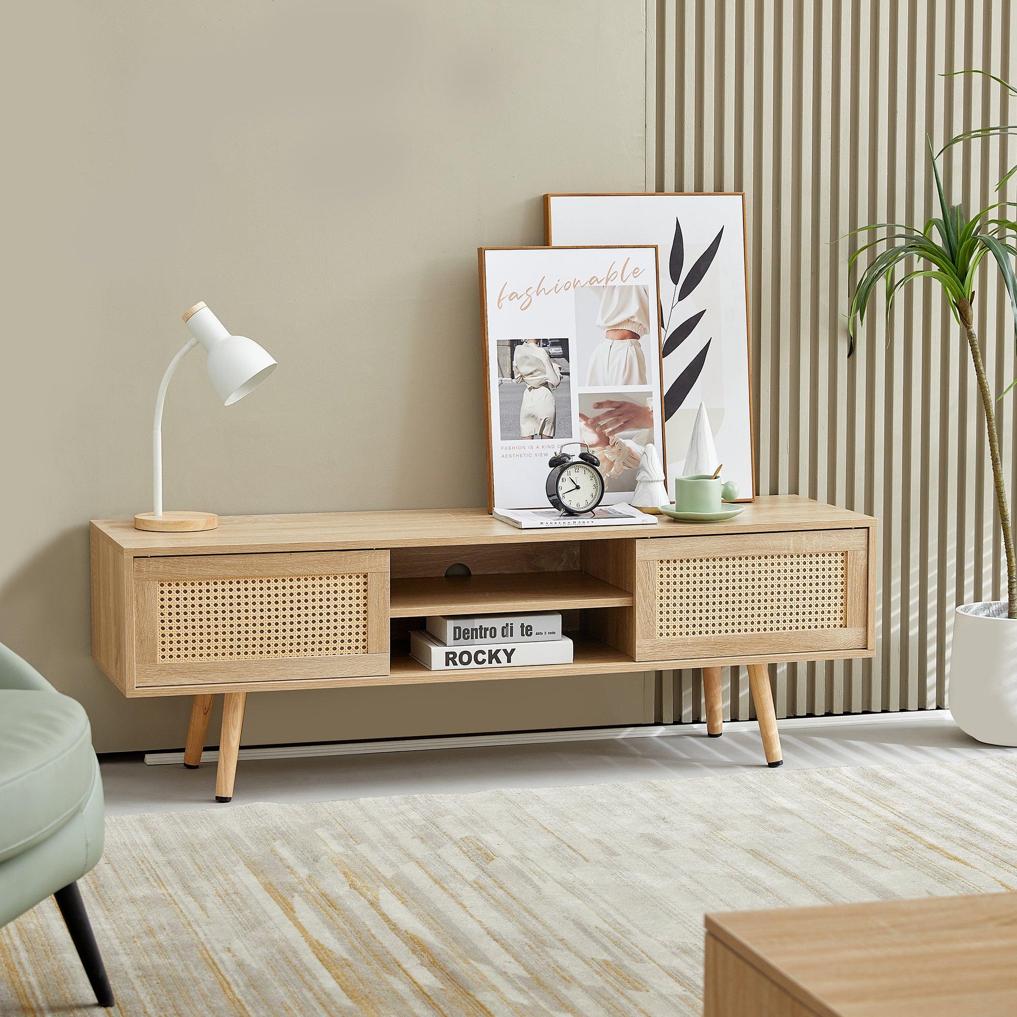 Rattan TV Cabinet