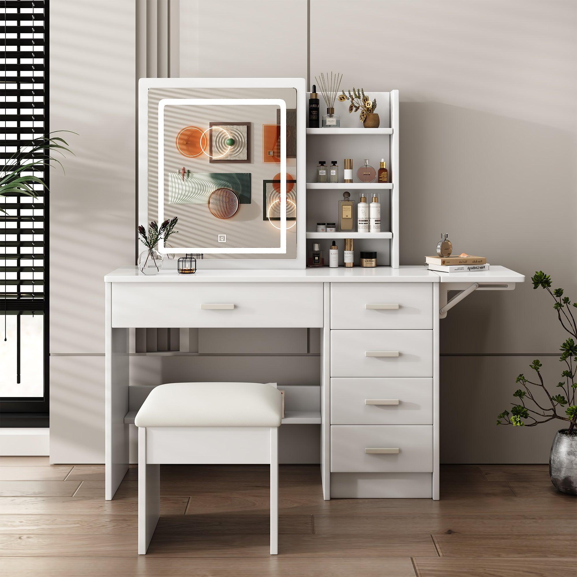 Vanity Desk with Mirror