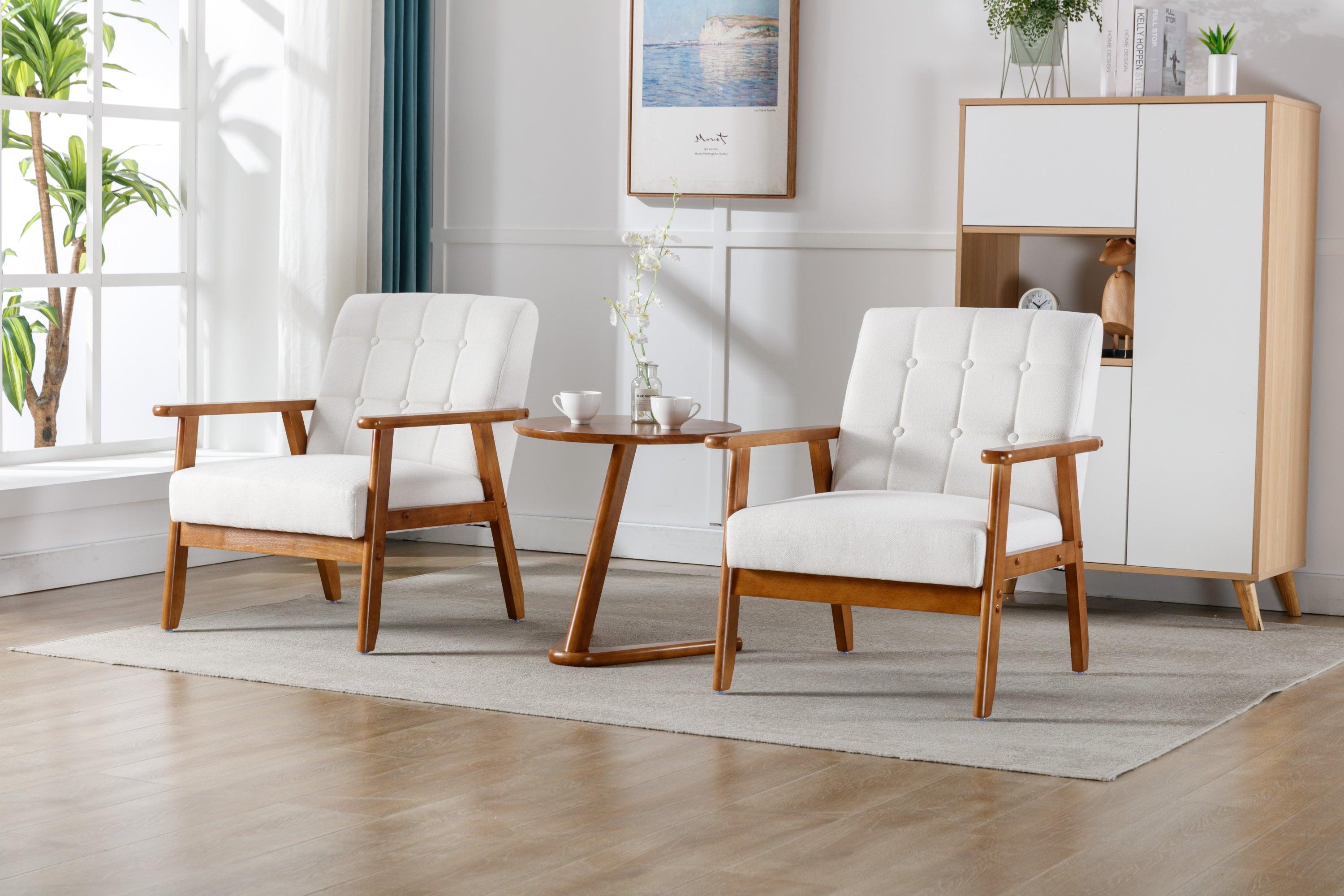 Accent Chairs Set of 2 with Side Table