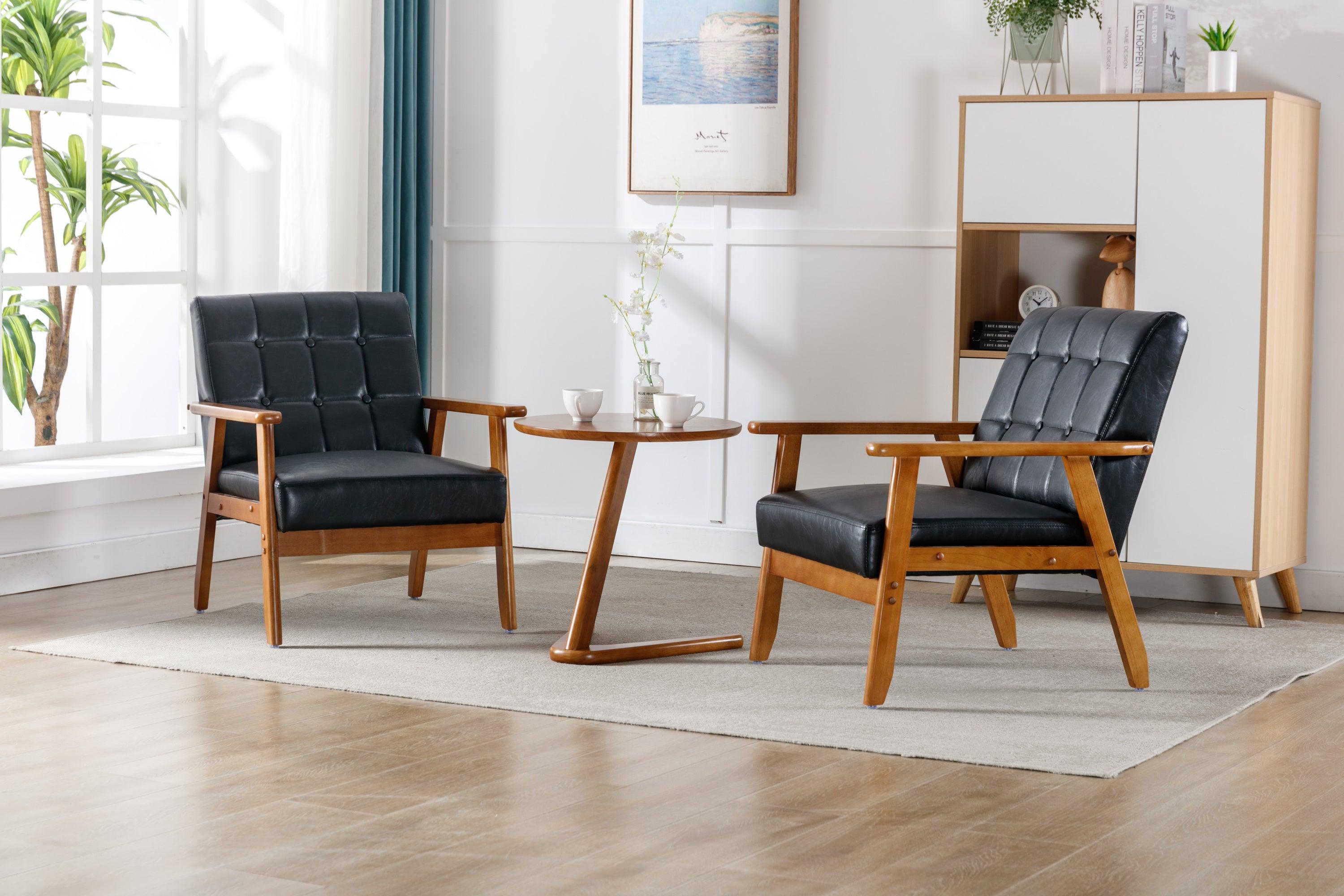 Accent Chairs Set of 2 with Side Table