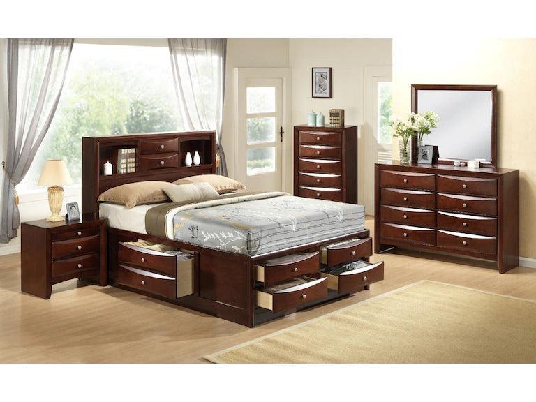 ELEMENTS Emily Storage Bedroom Set - Castle Furniture