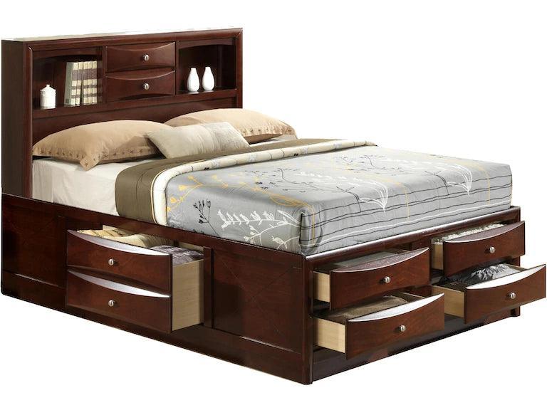 ELEMENTS Emily Storage Bedroom Set - Castle Furniture